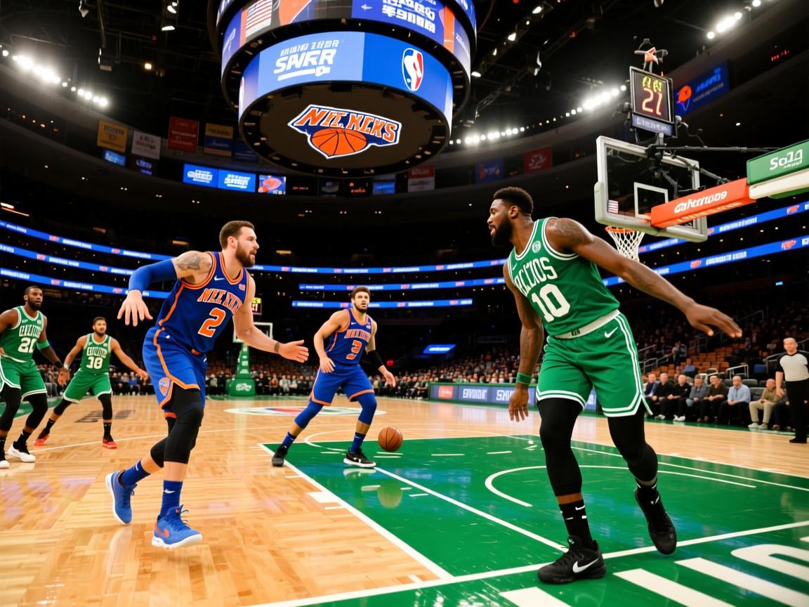 尼克斯主场击败凯尔特人，继续领先东部